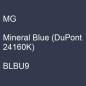 Preview: MG, Mineral Blue (DuPont 24160K), BLBU9.